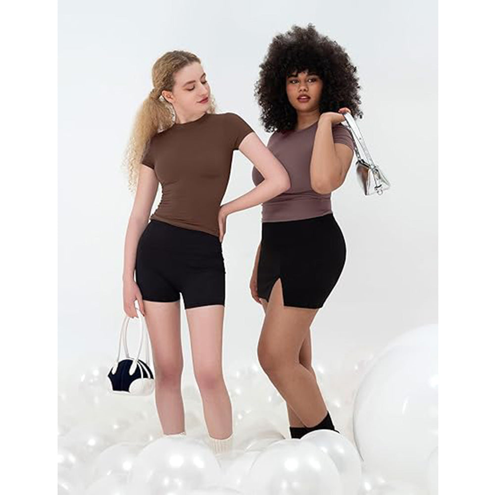 👚✨ Women's Double-Lined Slim Fit T-Shirt | Crew Neck Short Sleeve Top for Everyday Basics | Smoke Cloud Pro Collection ☁️ #WardrobeEssentials #OOTDInspo 👚✨ Women's Double-Lined Slim Fit T-Shirt | Crew Neck Short Sleeve Top for Everyday Basics | Smoke Cloud Pro Collection ☁️ #WardrobeEssentials #OOTDInspo